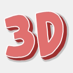एक सुंदर 3D ग्रेडिएंट फॉन्ट जनरेटर