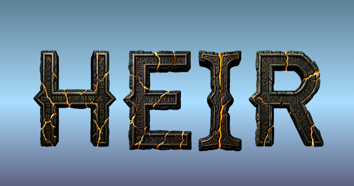 रूनिक टेक्स्ट: पत्थर के 3डी फॉन्ट के उदाहरण के साथ लावा जनरेशन